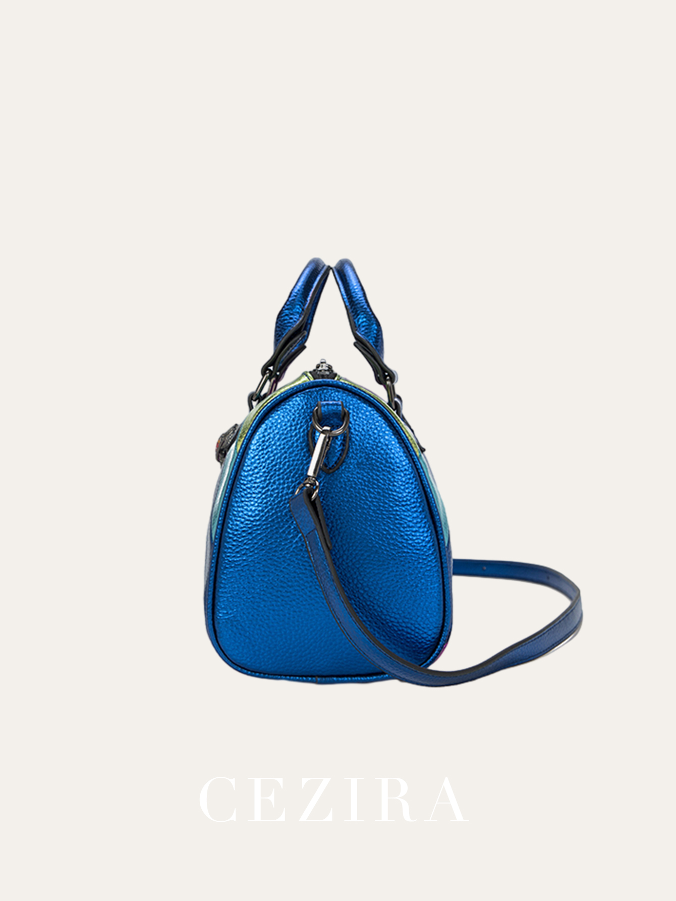 Cezera-حقيبة جلدية PU معدنية ب - مراجعة Luxury Bags That Are Vegan وسعره