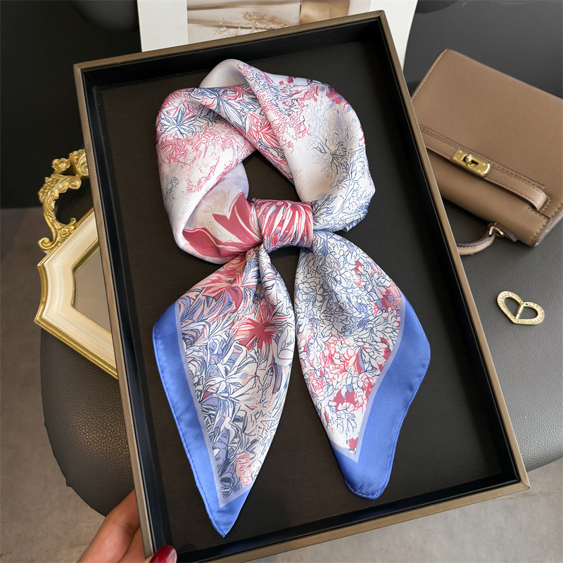 وشاح حريري بتصميم فاخر مطبوع ل - مراجعة Luxury Bags In China وسعره