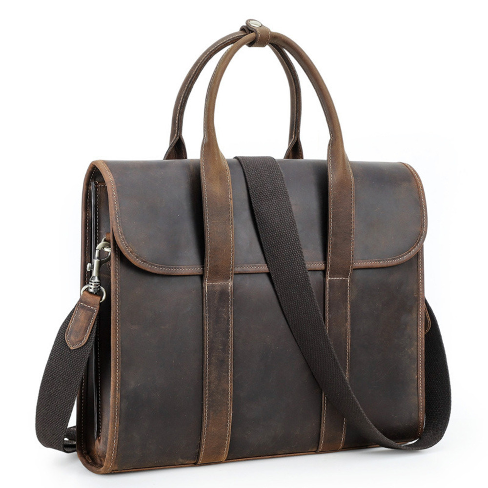 2025 أسود كريزي هورس الرجال من - مراجعة Luxury Bags For Laptop وسعره