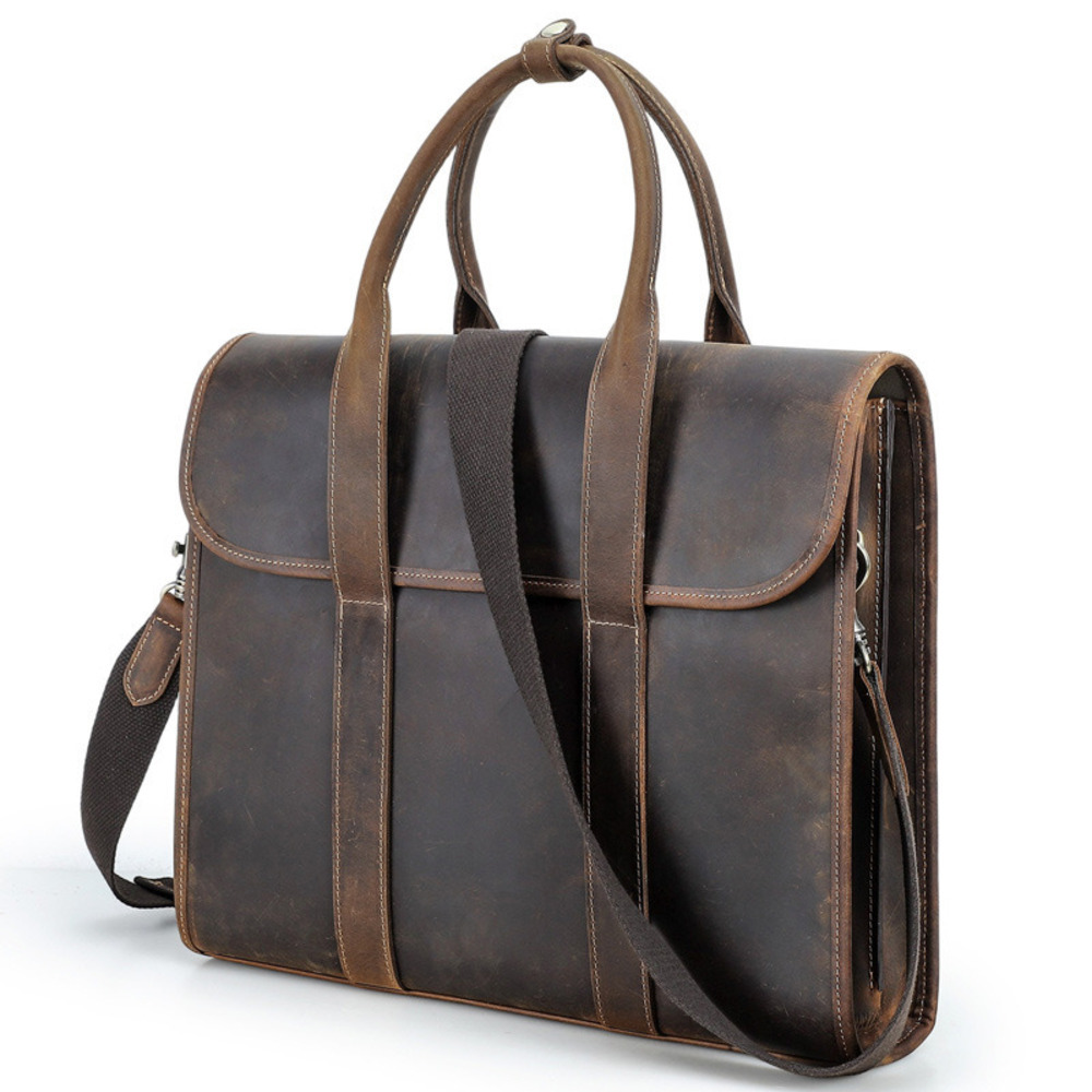 2025 أسود كريزي هورس الرجال من - مراجعة Luxury Bags For Laptop وسعره