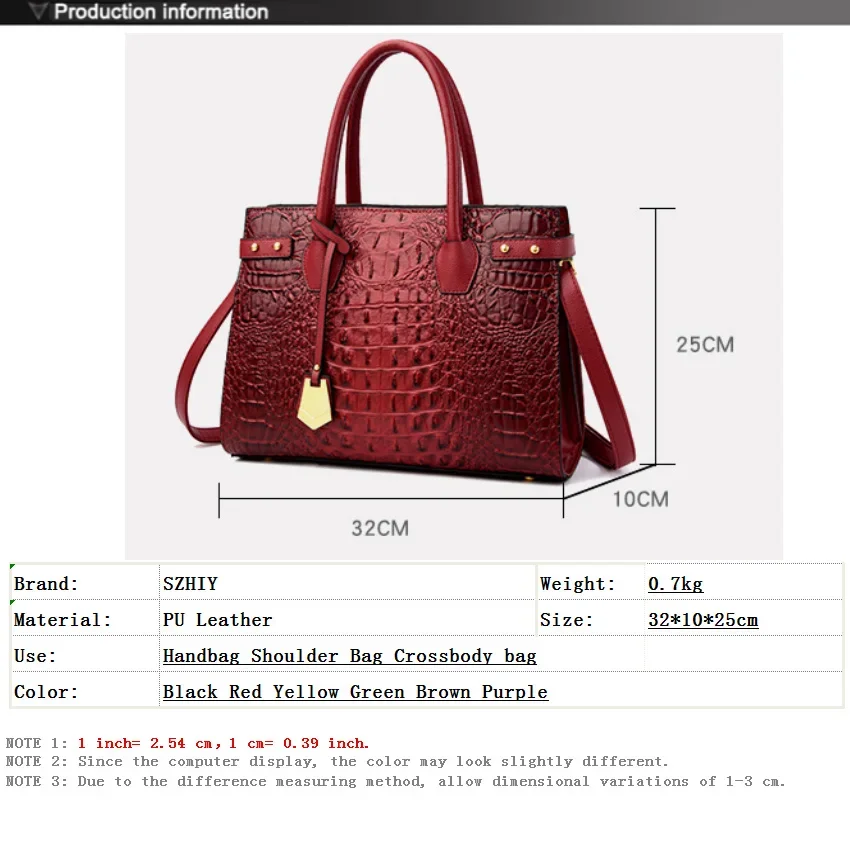 تمساح نمط حقيبة يد جلدية فاخرة - مراجعة Luxury Bags On Sale وسعره