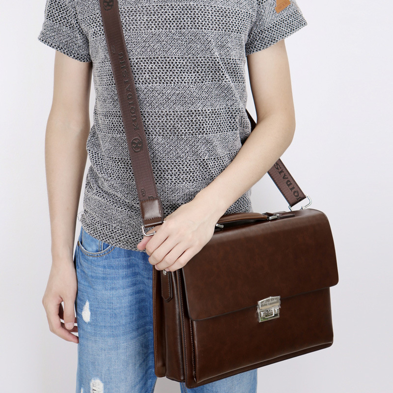 حقيبة أعمال فاخرة للرجال بقفل  - مراجعة Luxury Bags For Laptop وسعره