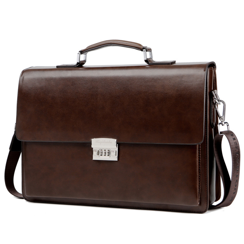 حقيبة أعمال فاخرة للرجال بقفل  - مراجعة Luxury Bags For Laptop وسعره