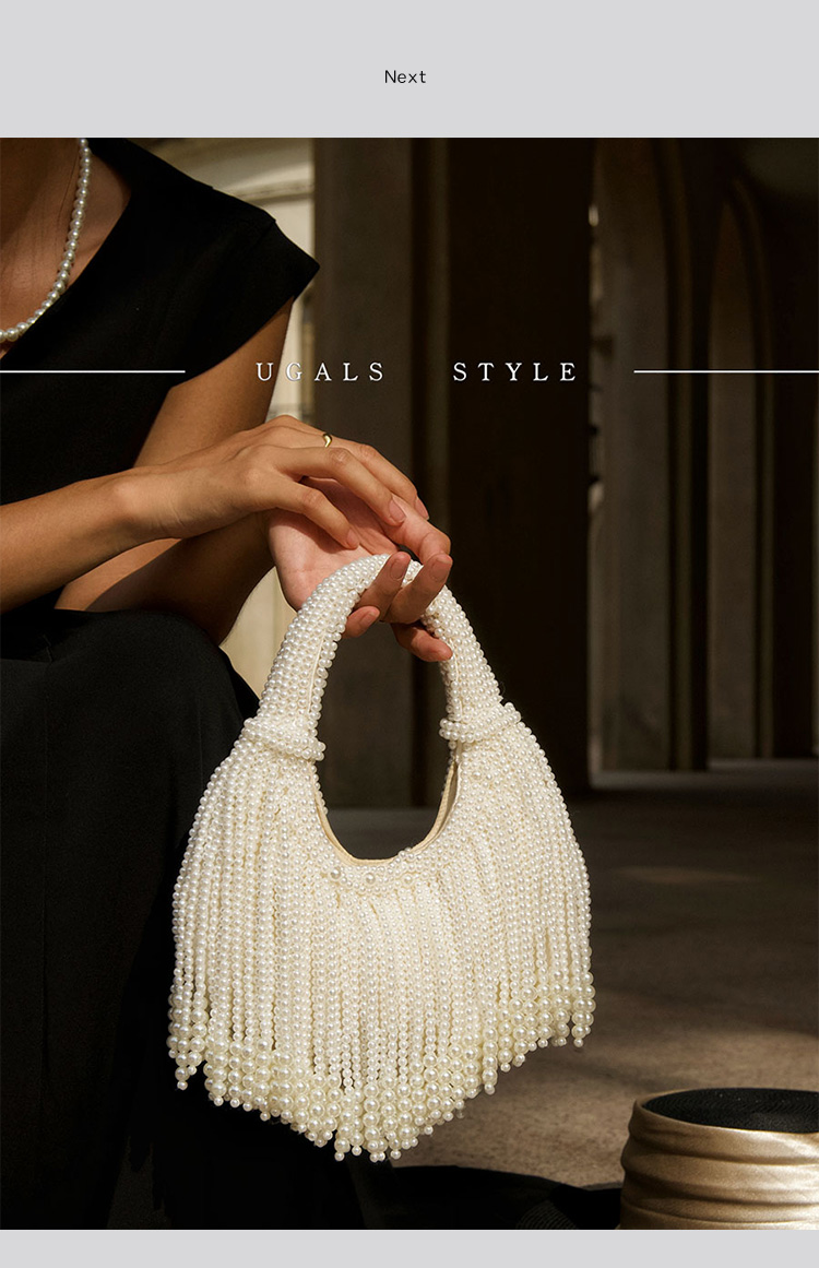 حقيبة يد فاخرة بتصميم مقبض لؤل - مراجعة Luxury Bags On Sale وسعره
