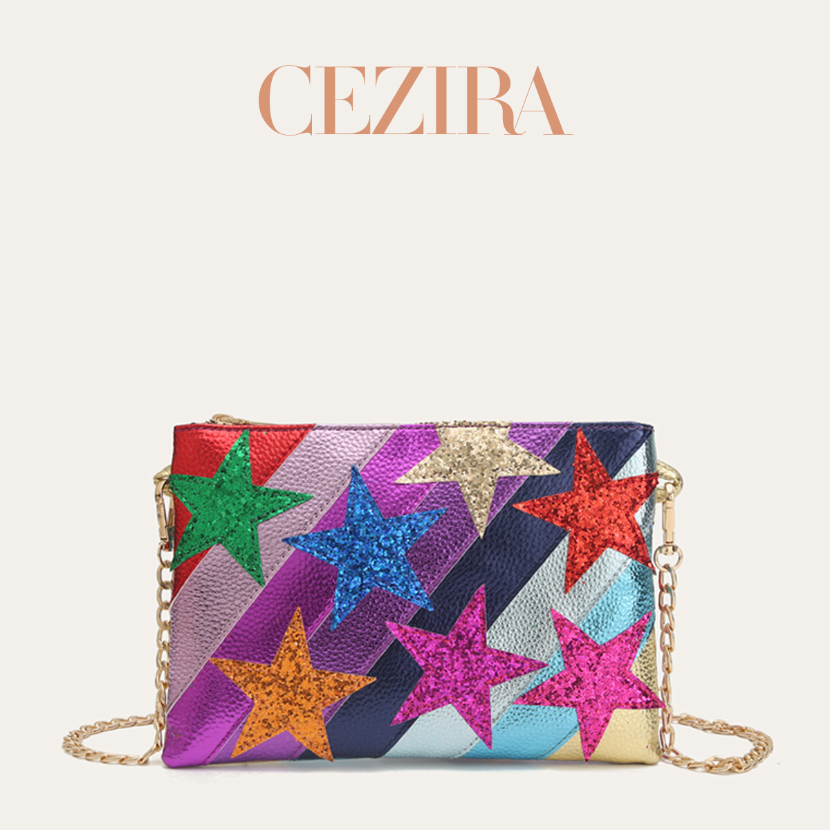 حقيبة كتف بسلسلة مزينة بنمط ال - مراجعة Luxury Bags That Are Vegan وسعره